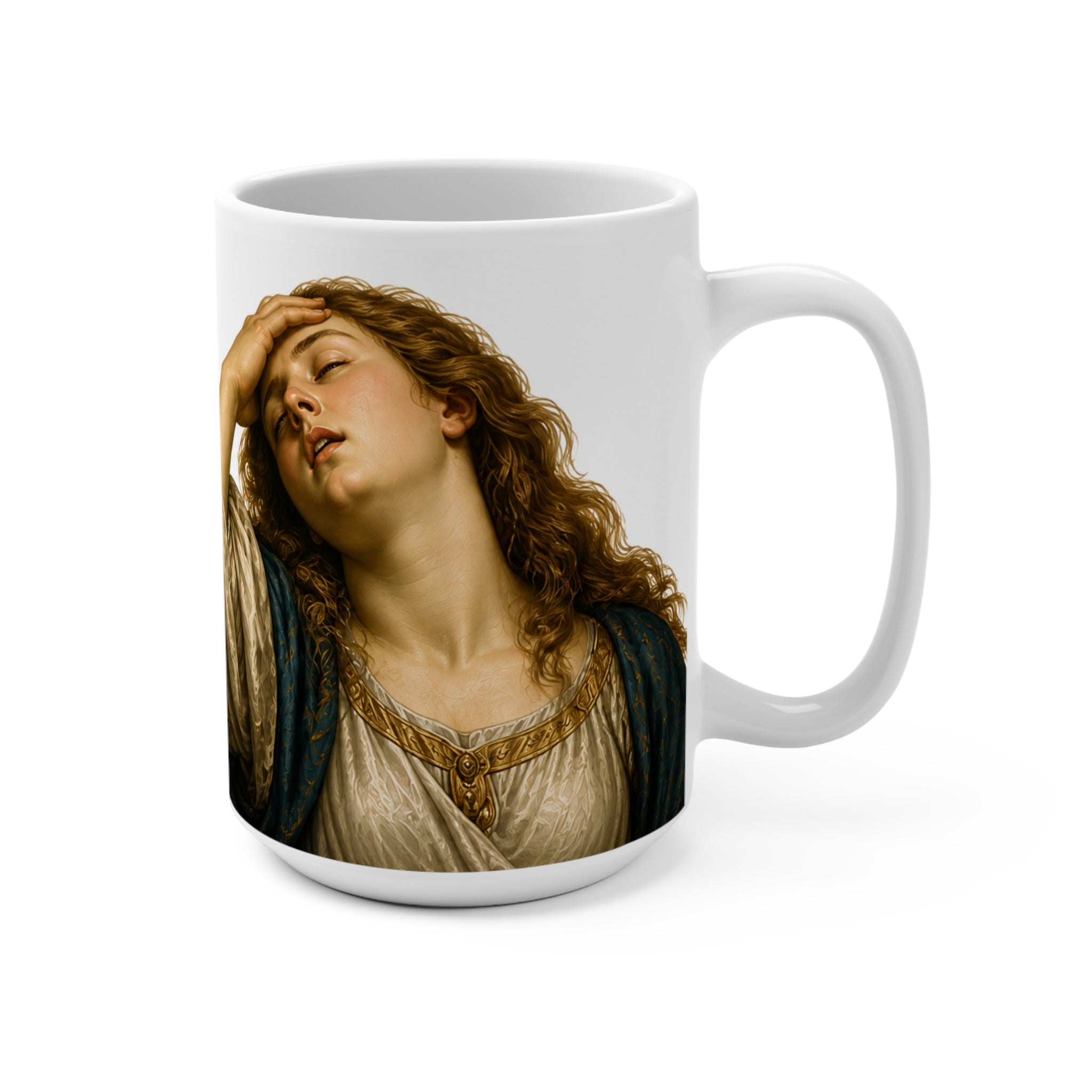 “I Simply Cannot” Funny Quote Mug | Sarcastic Coffee Cup for Work, Coworkers & Relatable Mood | Renaissance Art Style 15oz Mug
