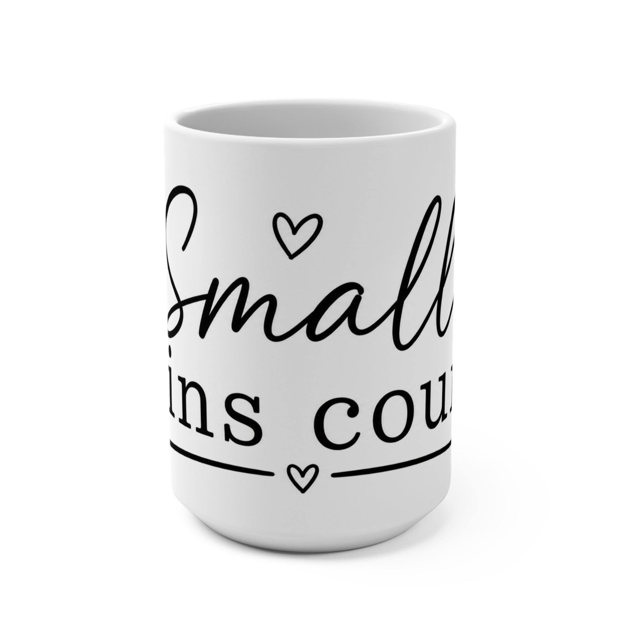 “Small Wins Count" Mug | Motivational Coffee Cup for Daily Encouragement | Self Care Gift for Her, Positive Affirmation Tea Cup