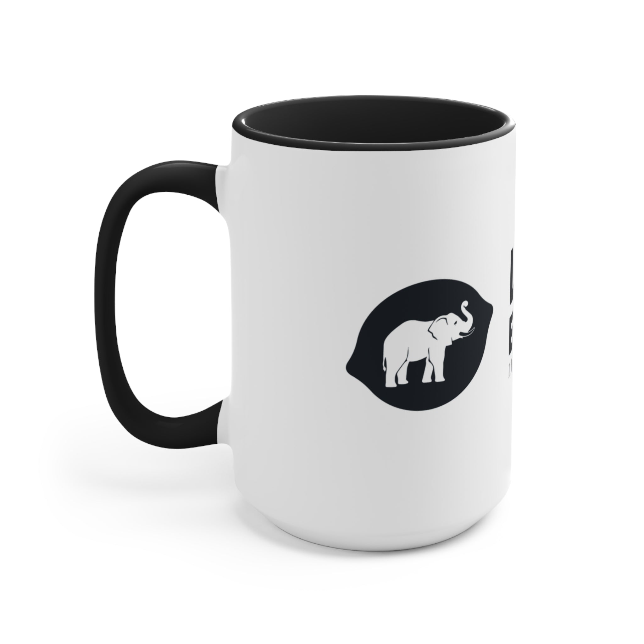 Lemon Elephant Logo Coffee Cup