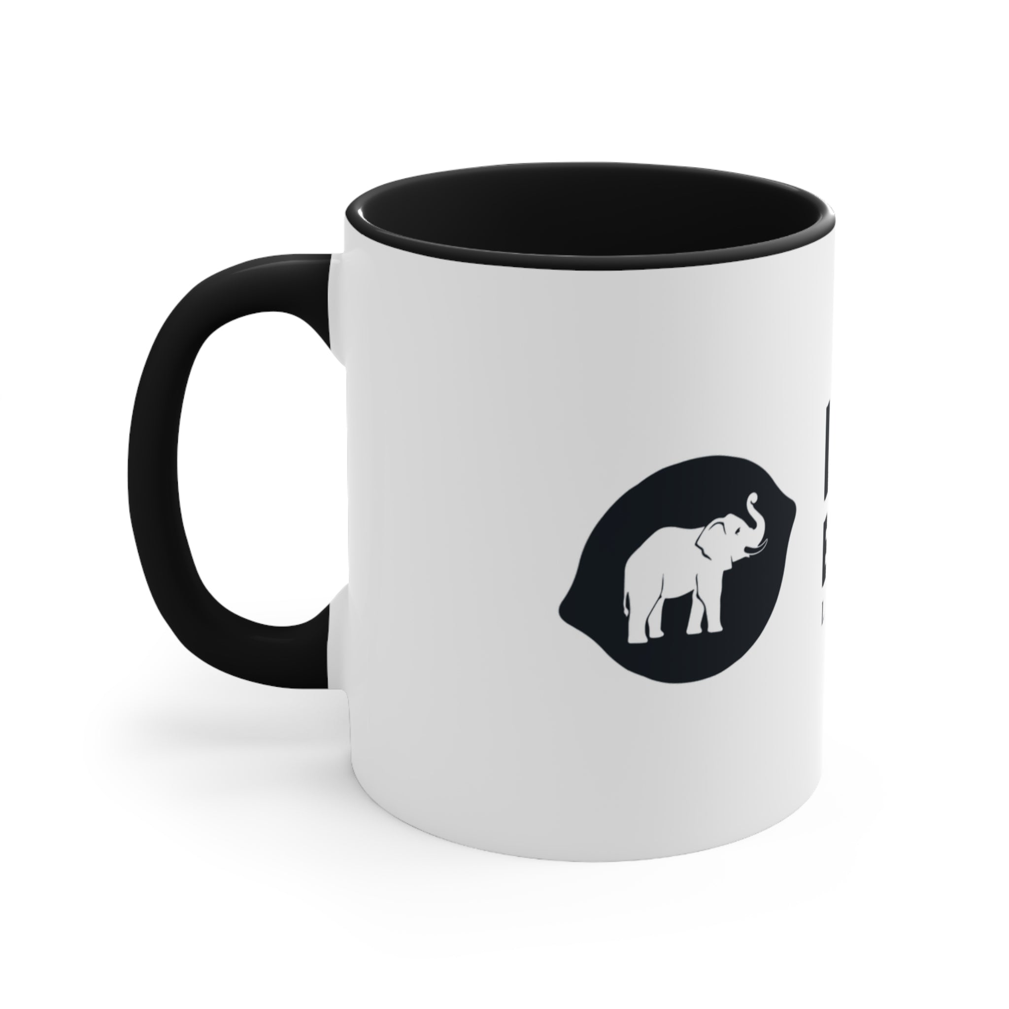 Lemon Elephant Logo Coffee Cup