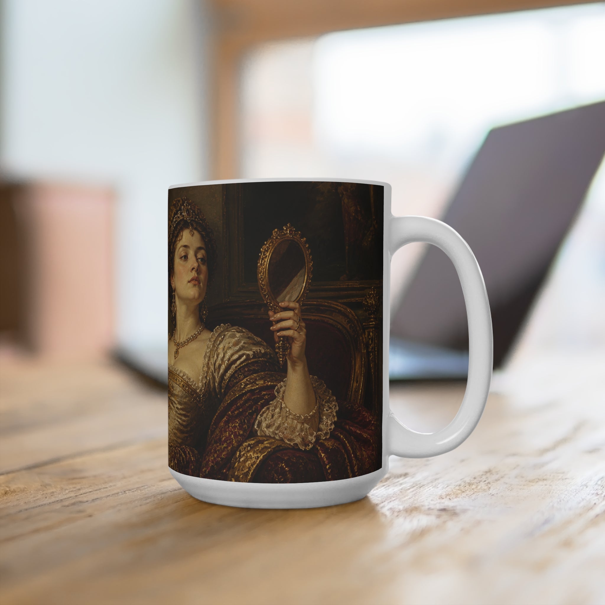“Serving Looks Not Responsibilities" Mug | Funny Aesthetic Coffee Cup | Viral Renaissance Humor Gift for Her, Trendy Self Care Mug